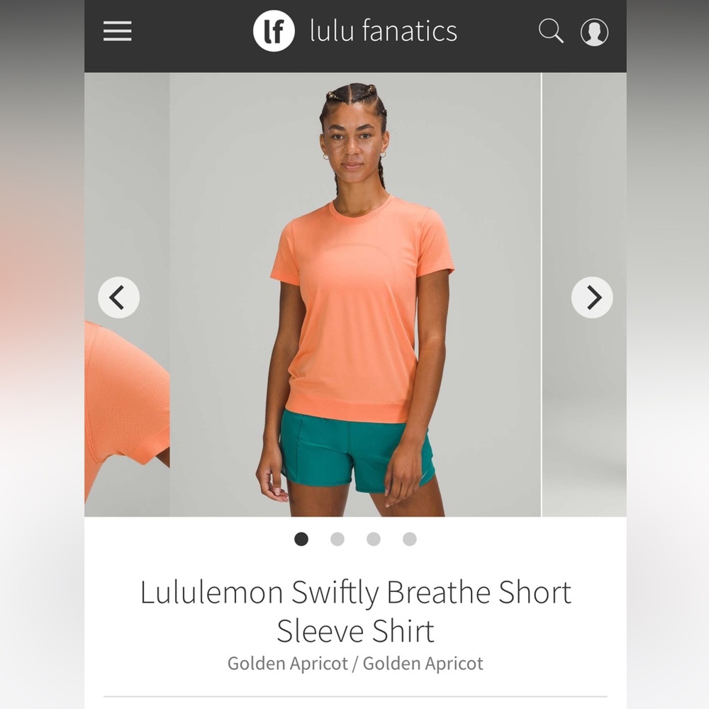 Lululemon swiftly breath SS